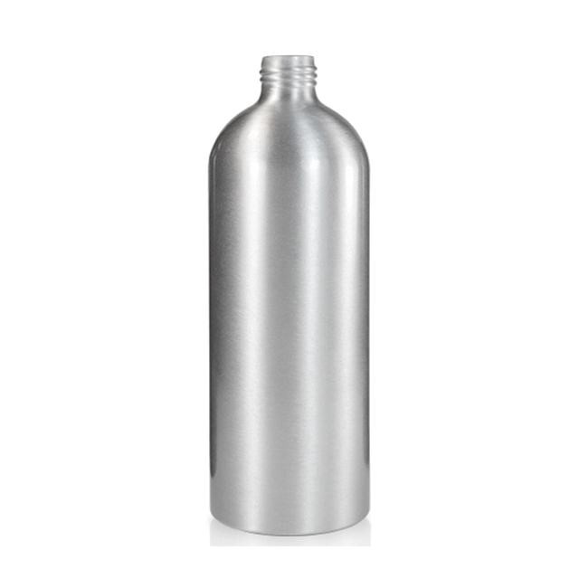 Leather Car Fuel Booster Aluminum Bottle 
