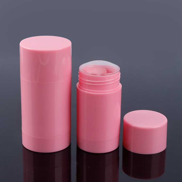 Eco-friendly New Arrivals Portable Biodegradable Round Shape Small Capacity 15g 30g 50g 75g Custom Color And Logo Empty Plastic Deodorant Bottle