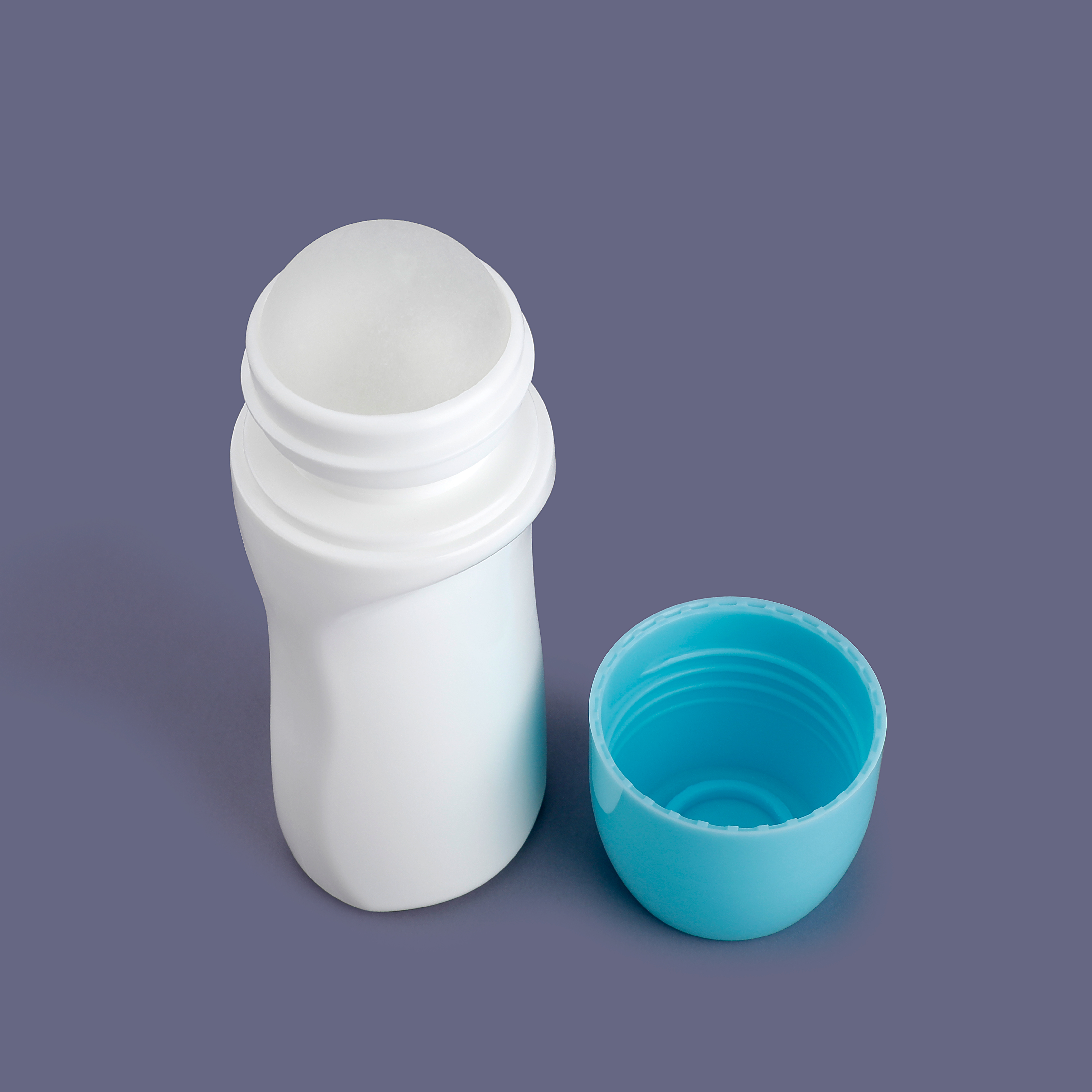 Fashionable Colorful Free Sample Custom Printing And Materials 40ml Ball Diameter 28.8mm Plastic PP Refillable Essential Oil Antiperspirant Empty Roll On Bottle