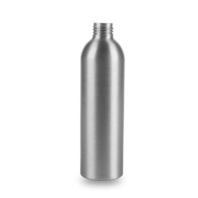 Leather Car Fuel Booster Aluminum Bottle 