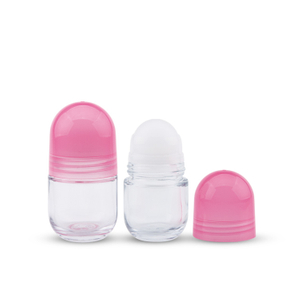 Professional Beauty Package Wholesale Deo Roller Ball Private Label 50ml Glass Roll on Bottle