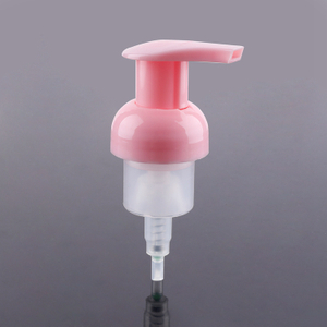 Factory Direct Supply Custom Color Custom Printing Built-in Spring 40/400 0.8cc/1.6cc Empty Transparency Plastic Foaming Soap Dispenser Pump Bottle